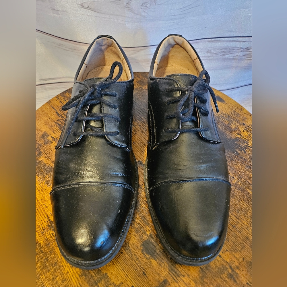 Dexter Men’s Black Leather Cap Toe Oxford Dress Shoes Size 7.5